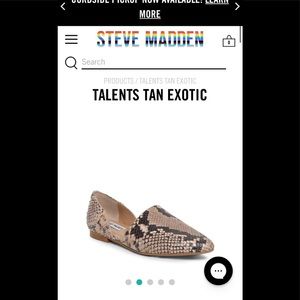 Steve Madden  Snake Skin Shoes Brand New Size 6